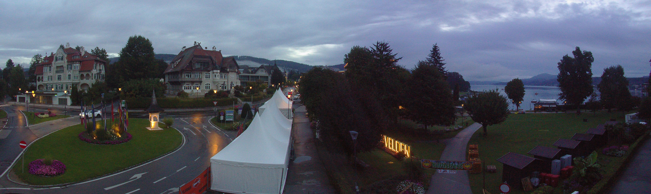 Archiv Foto Webcam Velden Karawankenplatz