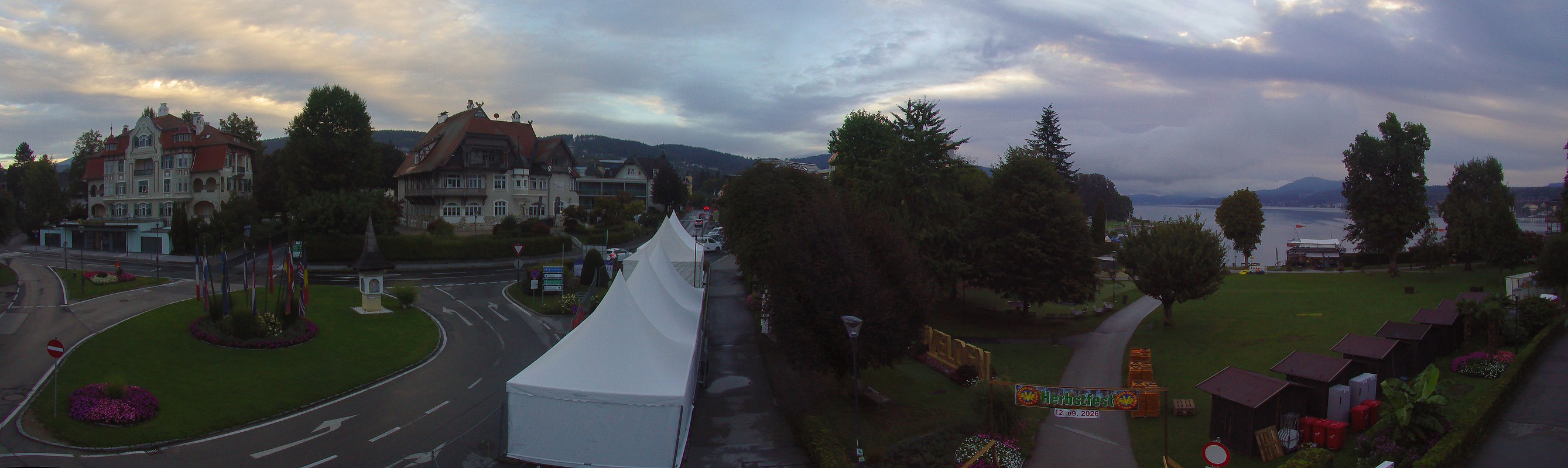 Archiv Foto Webcam Velden Karawankenplatz