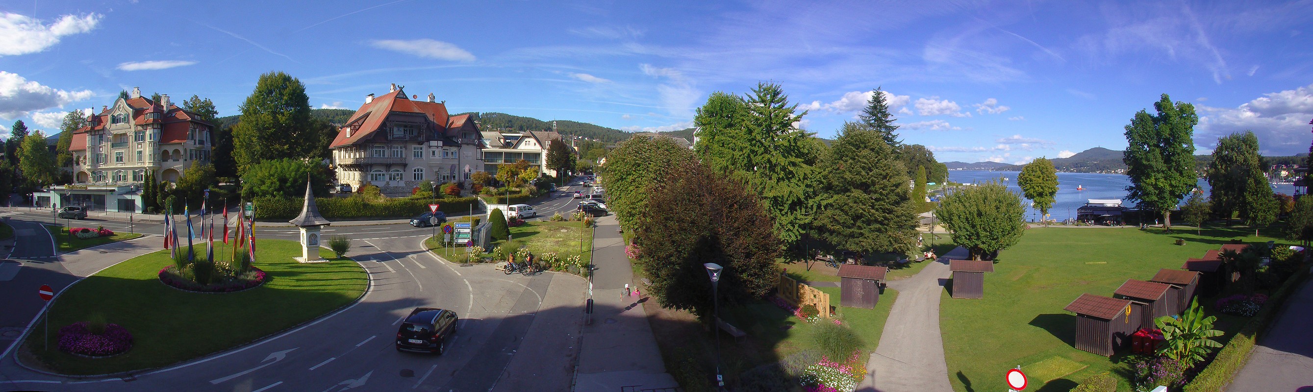 Archiv Foto Webcam Velden Karawankenplatz