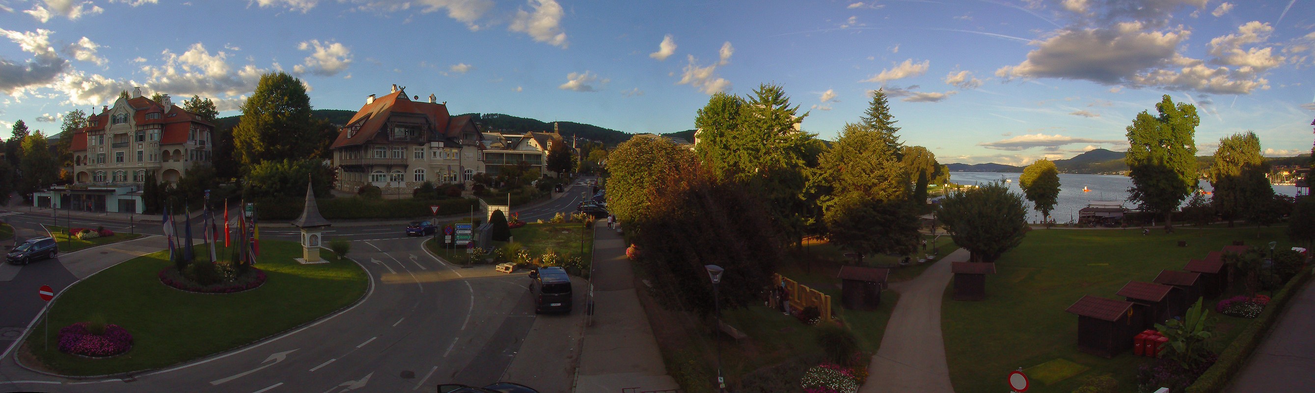 Archiv Foto Webcam Velden Karawankenplatz