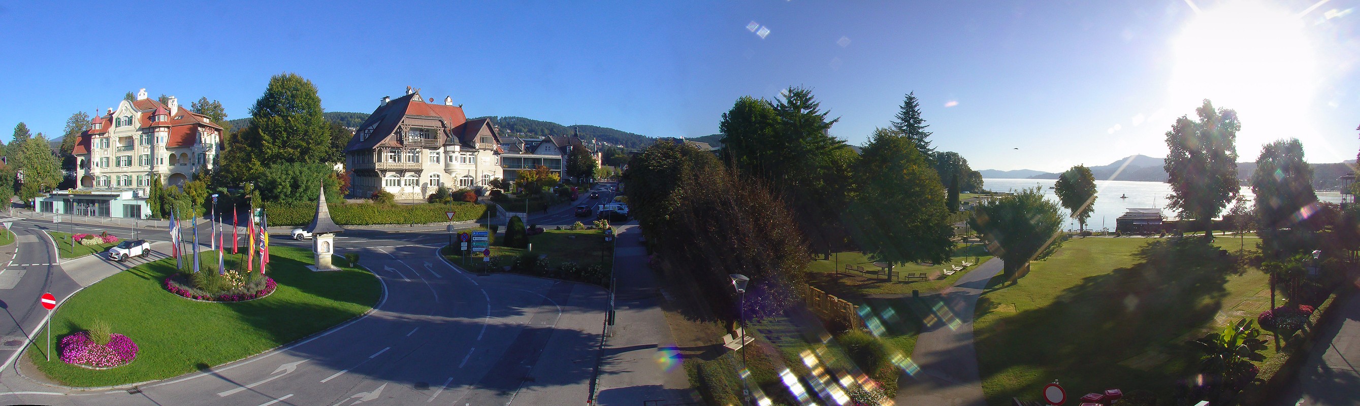 Archiv Foto Webcam Velden Karawankenplatz