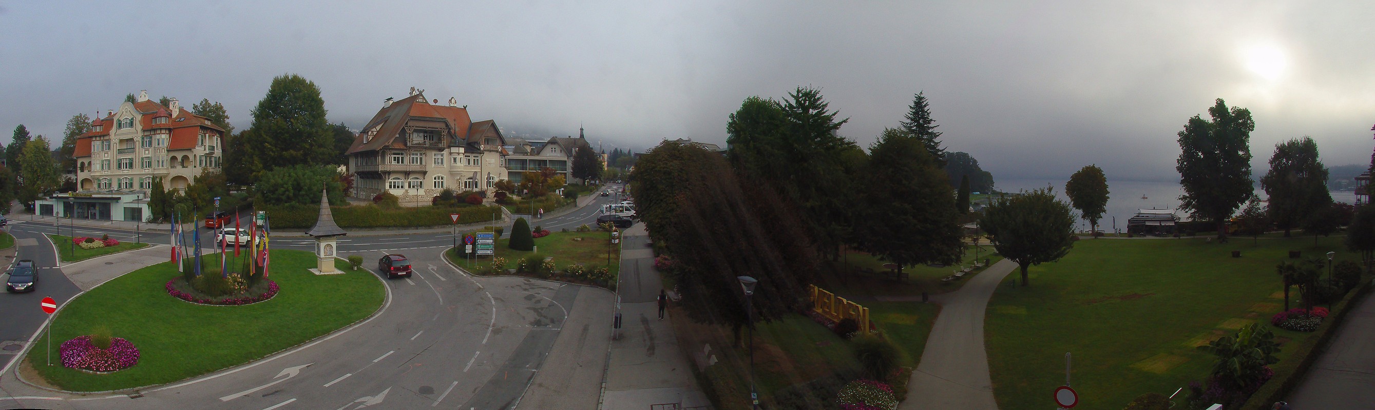 Archiv Foto Webcam Velden Karawankenplatz