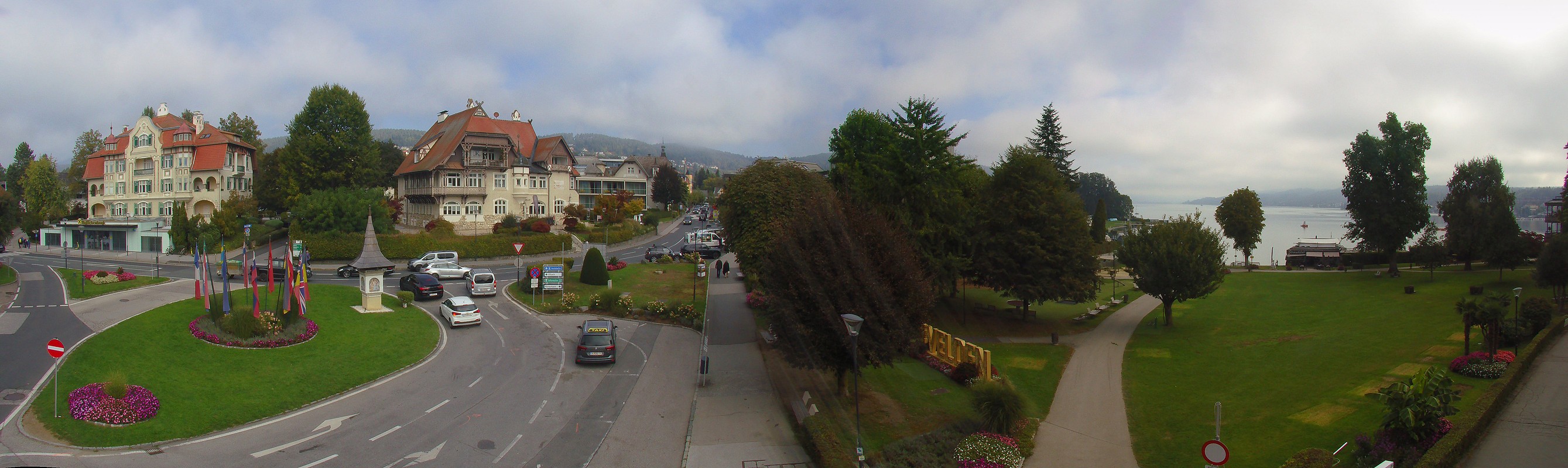 Archiv Foto Webcam Velden Karawankenplatz