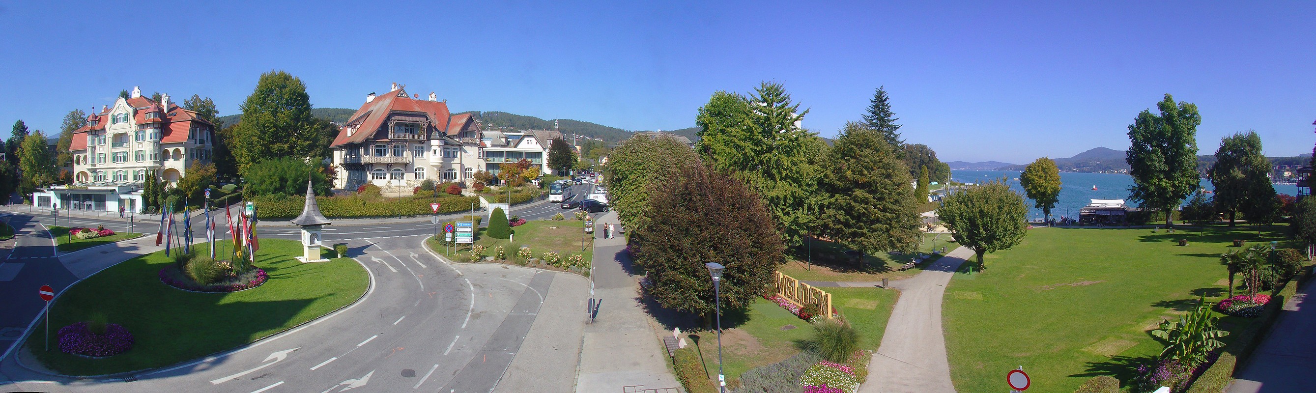 Archiv Foto Webcam Velden Karawankenplatz
