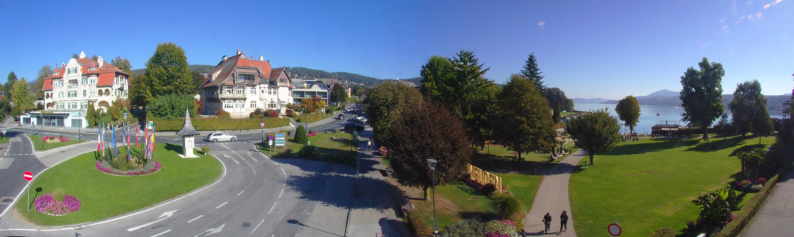 Archiv Foto Webcam Velden Karawankenplatz