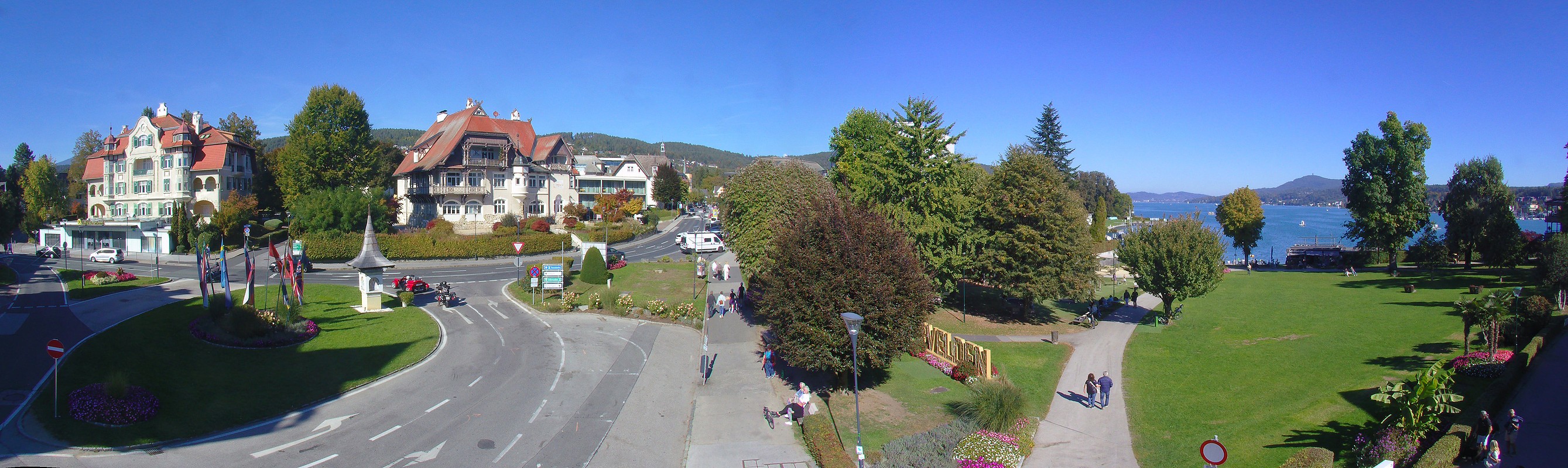 Archiv Foto Webcam Velden Karawankenplatz
