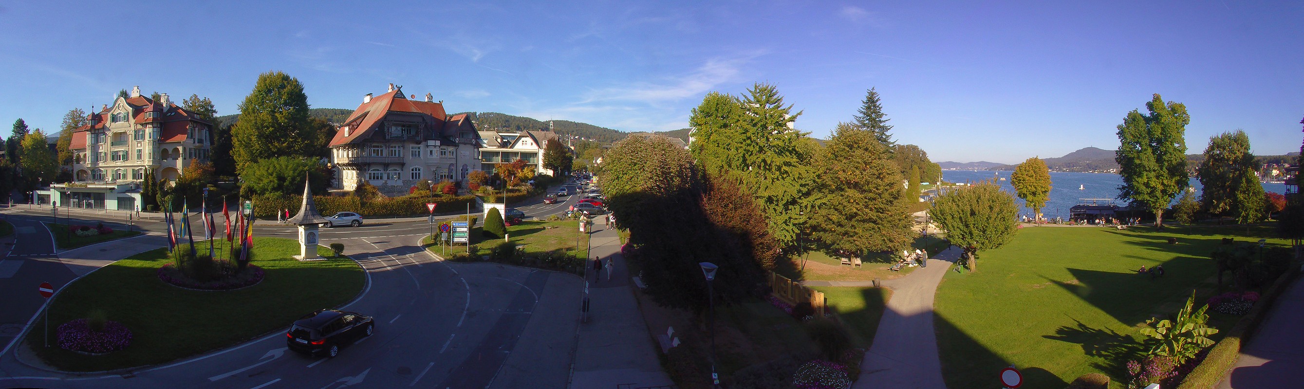 Archiv Foto Webcam Velden Karawankenplatz