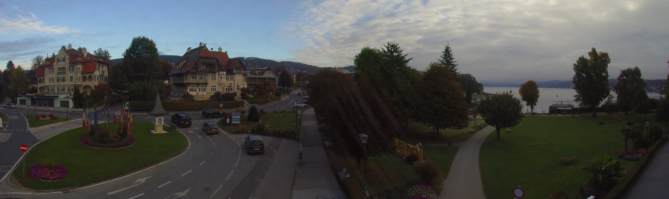 Archiv Foto Webcam Velden Karawankenplatz