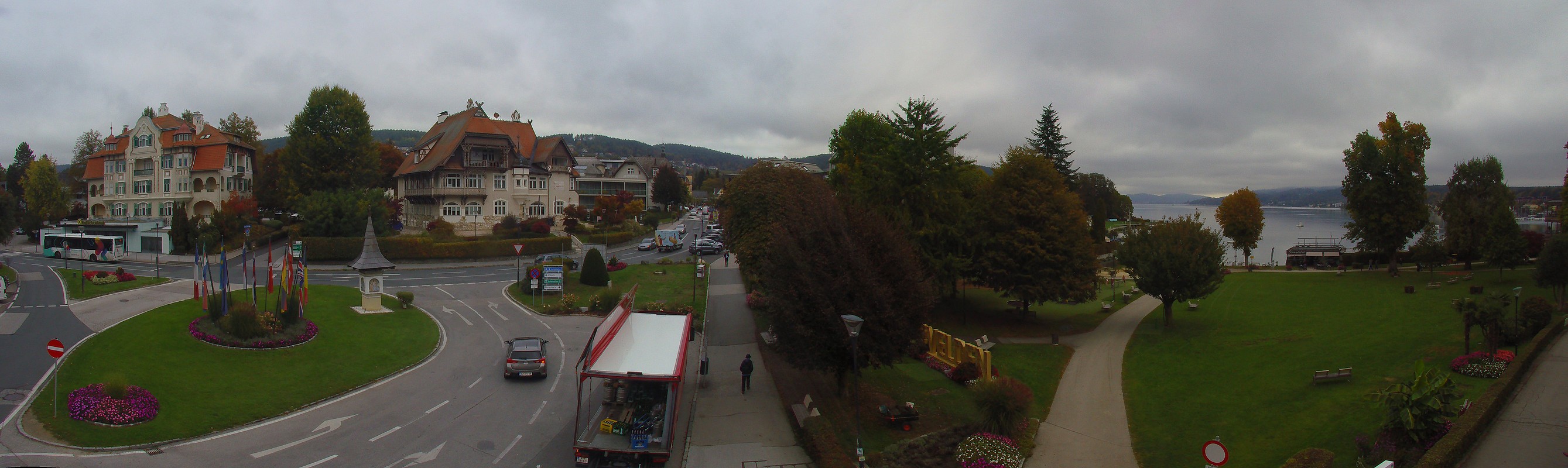 Archiv Foto Webcam Velden Karawankenplatz