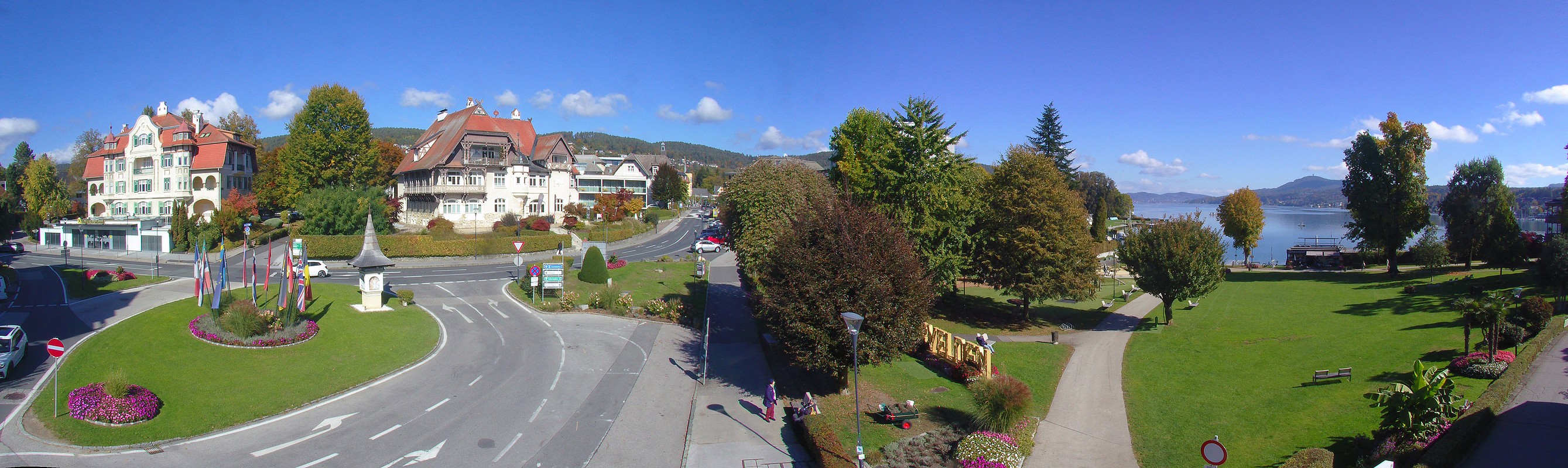 Archiv Foto Webcam Velden Karawankenplatz
