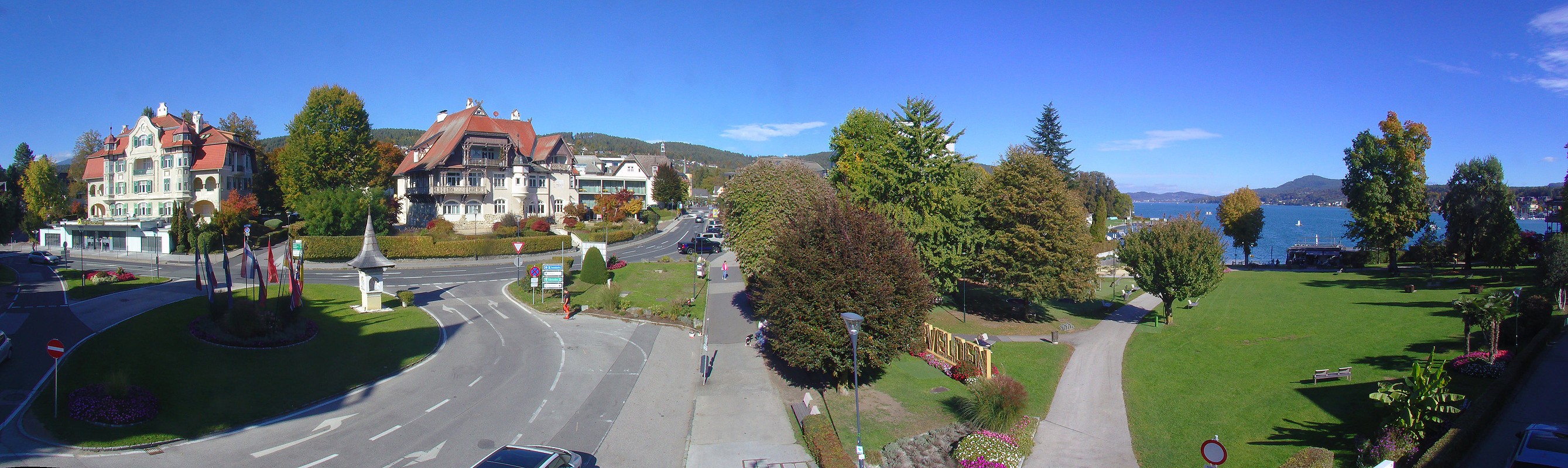 Archiv Foto Webcam Velden Karawankenplatz