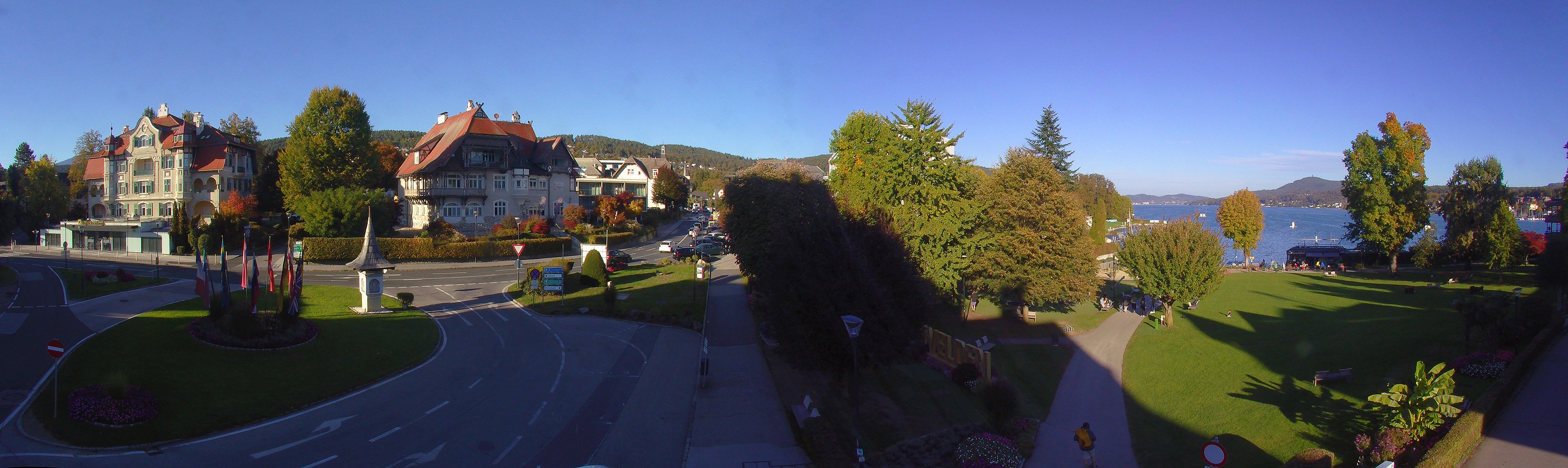 Archiv Foto Webcam Velden Karawankenplatz