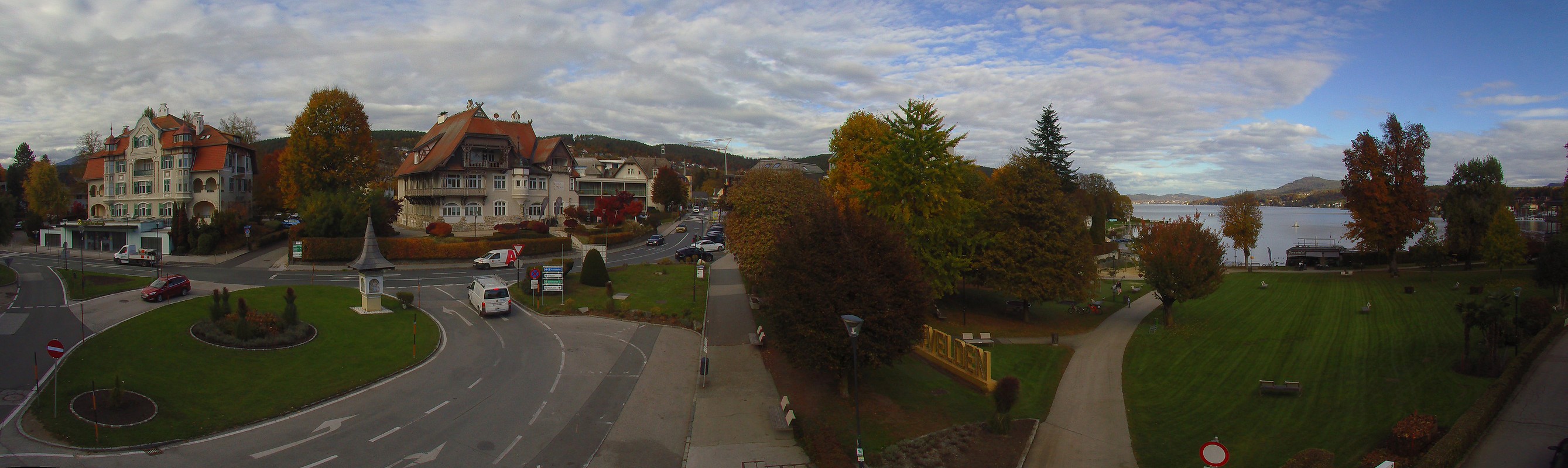 Archiv Foto Webcam Velden Karawankenplatz