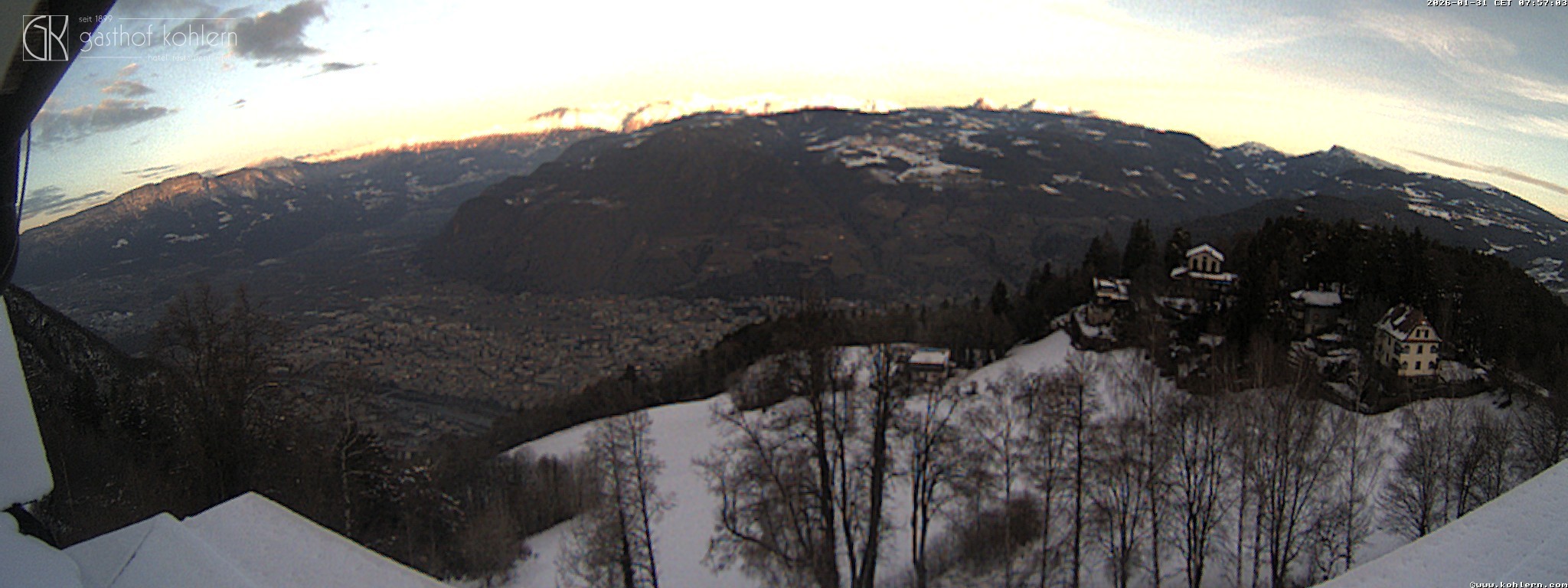 Archiv Foto Webcam Bozen - Gasthof Kohlern