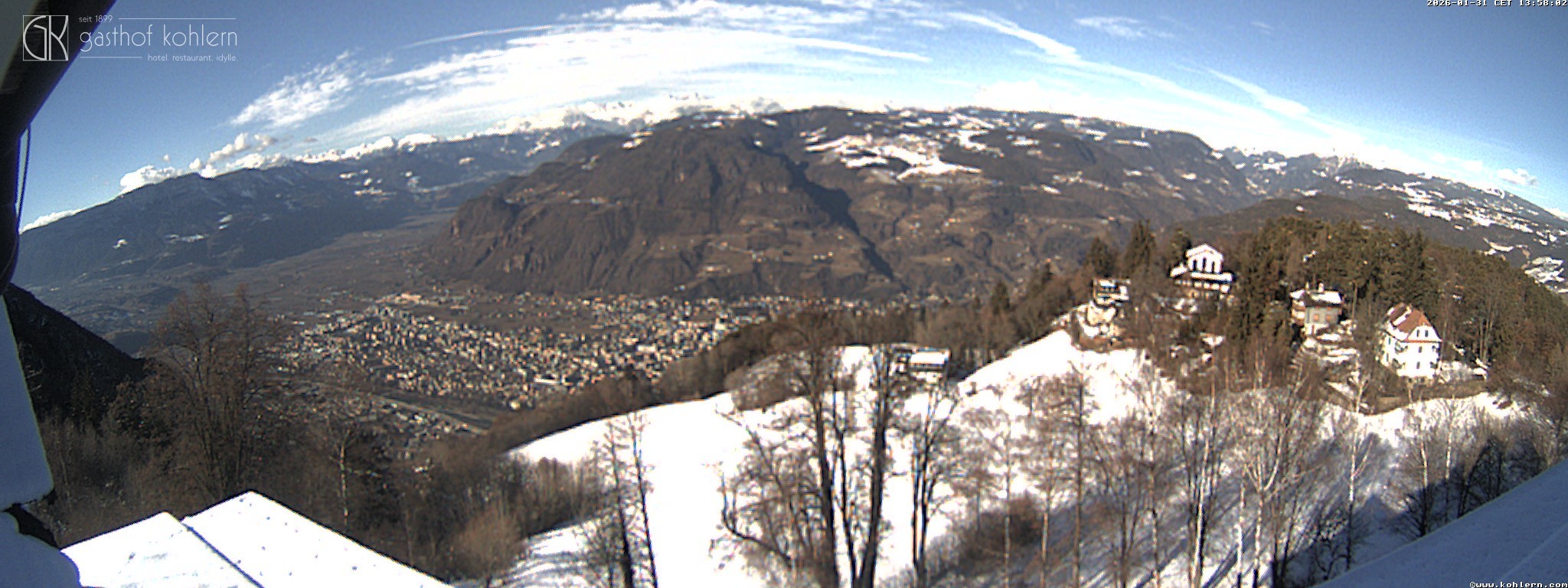 Archiv Foto Webcam Bozen - Gasthof Kohlern