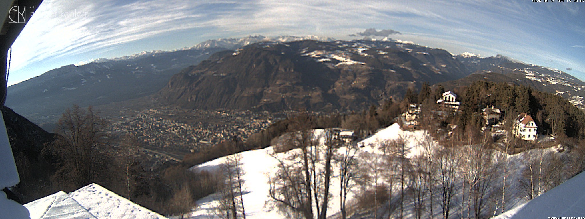 Archiv Foto Webcam Bozen - Gasthof Kohlern