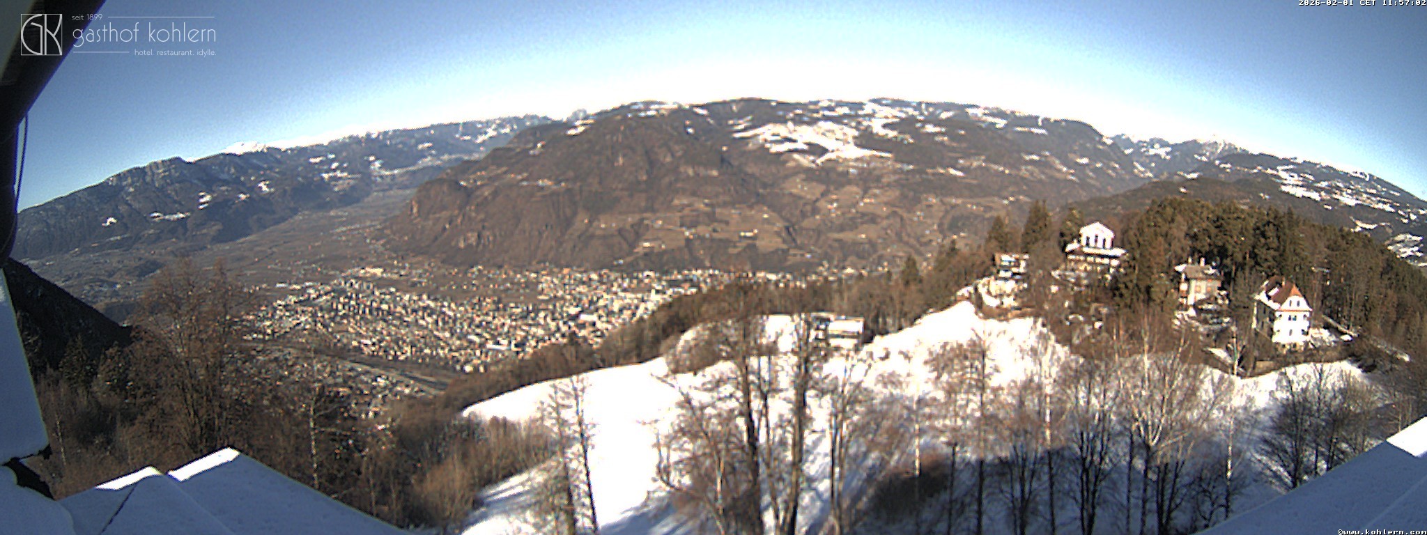 Archiv Foto Webcam Bozen - Gasthof Kohlern