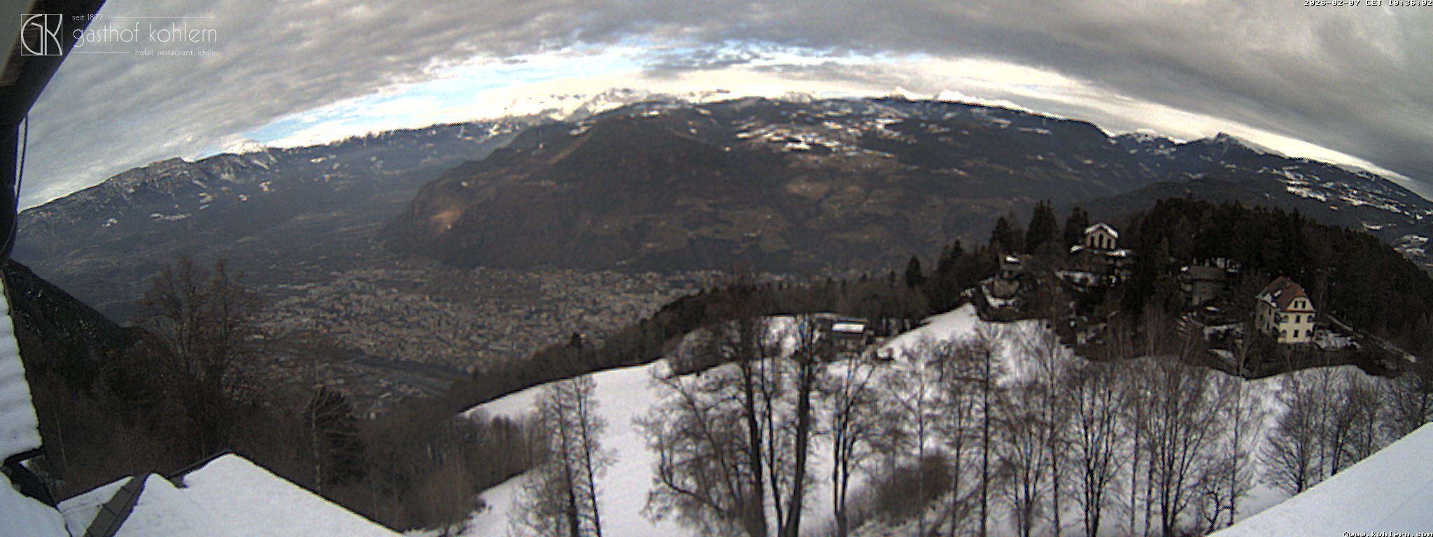 Archiv Foto Webcam Bozen - Gasthof Kohlern