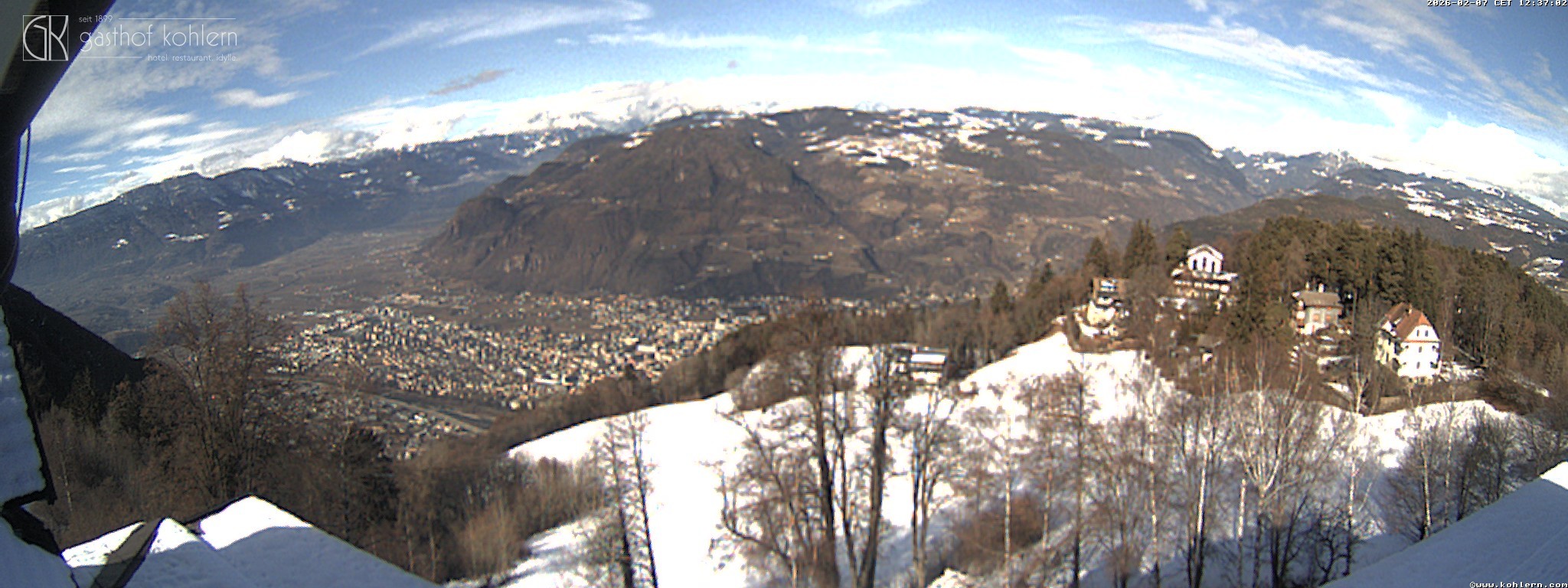 Archiv Foto Webcam Bozen - Gasthof Kohlern