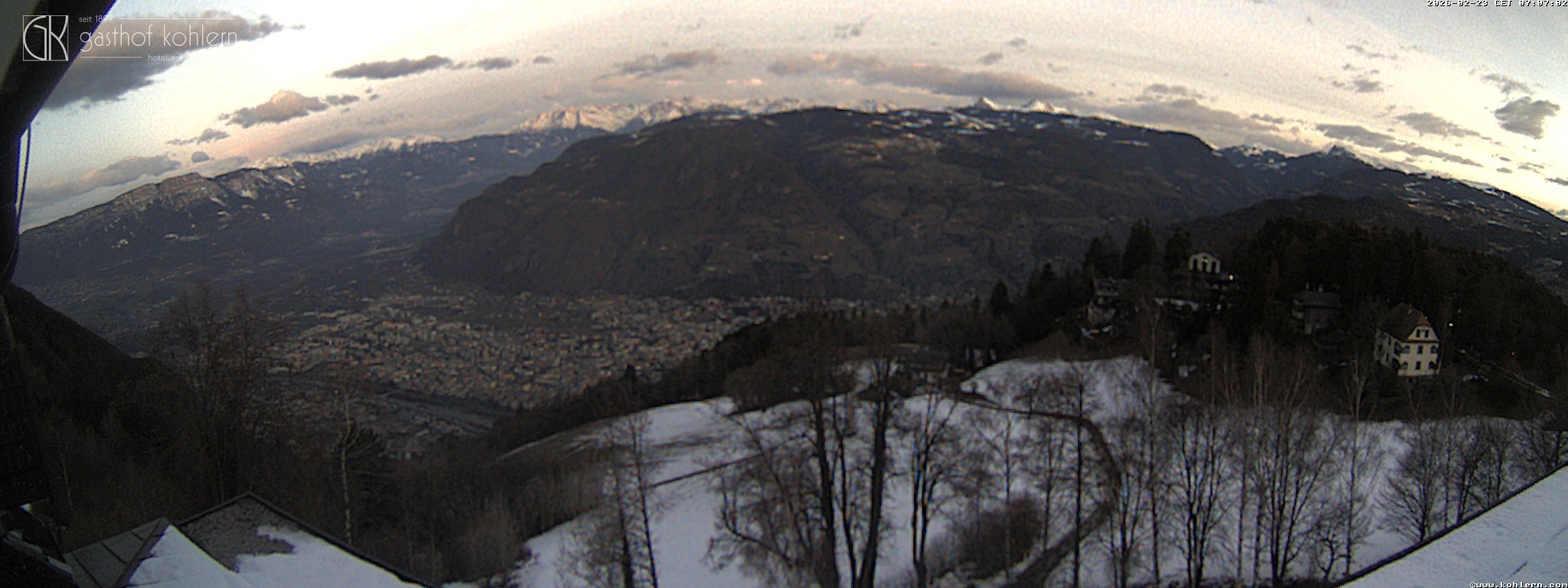 Archiv Foto Webcam Bozen - Gasthof Kohlern