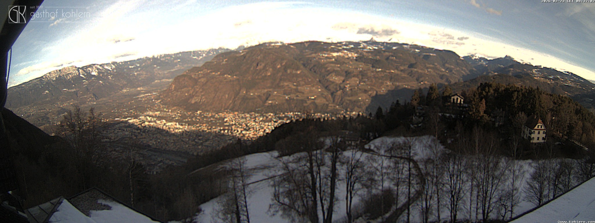 Archiv Foto Webcam Bozen - Gasthof Kohlern