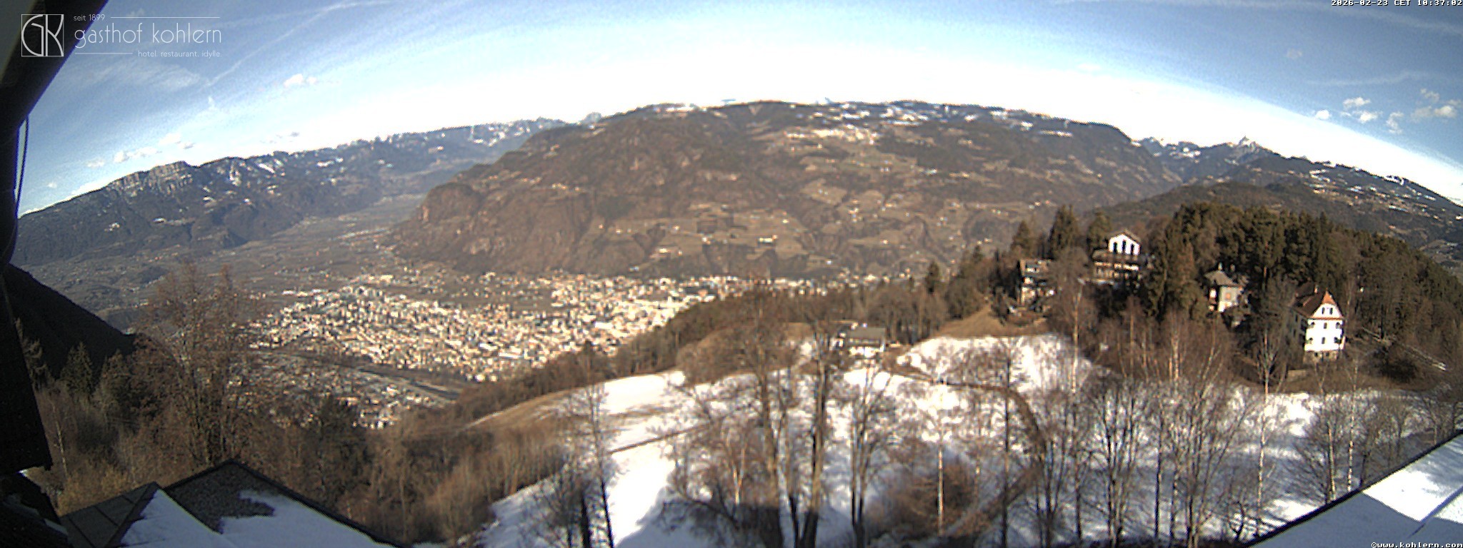 Archiv Foto Webcam Bozen - Gasthof Kohlern