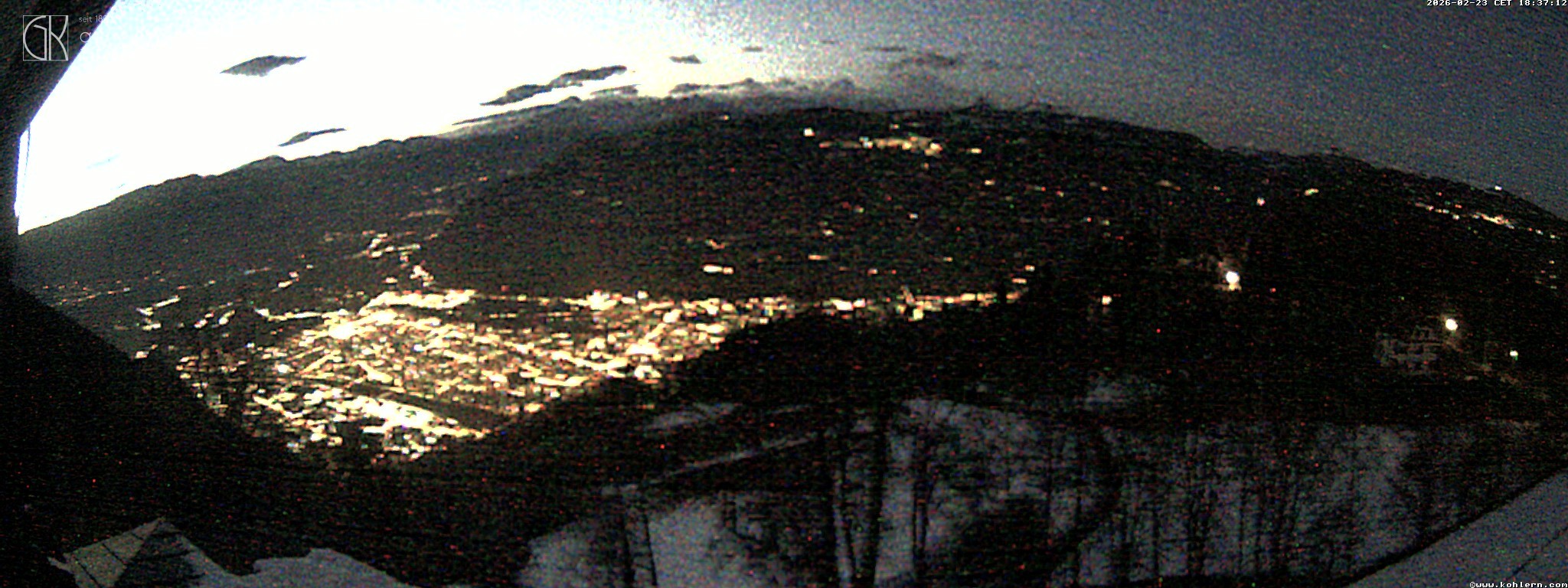 Archiv Foto Webcam Bozen - Gasthof Kohlern