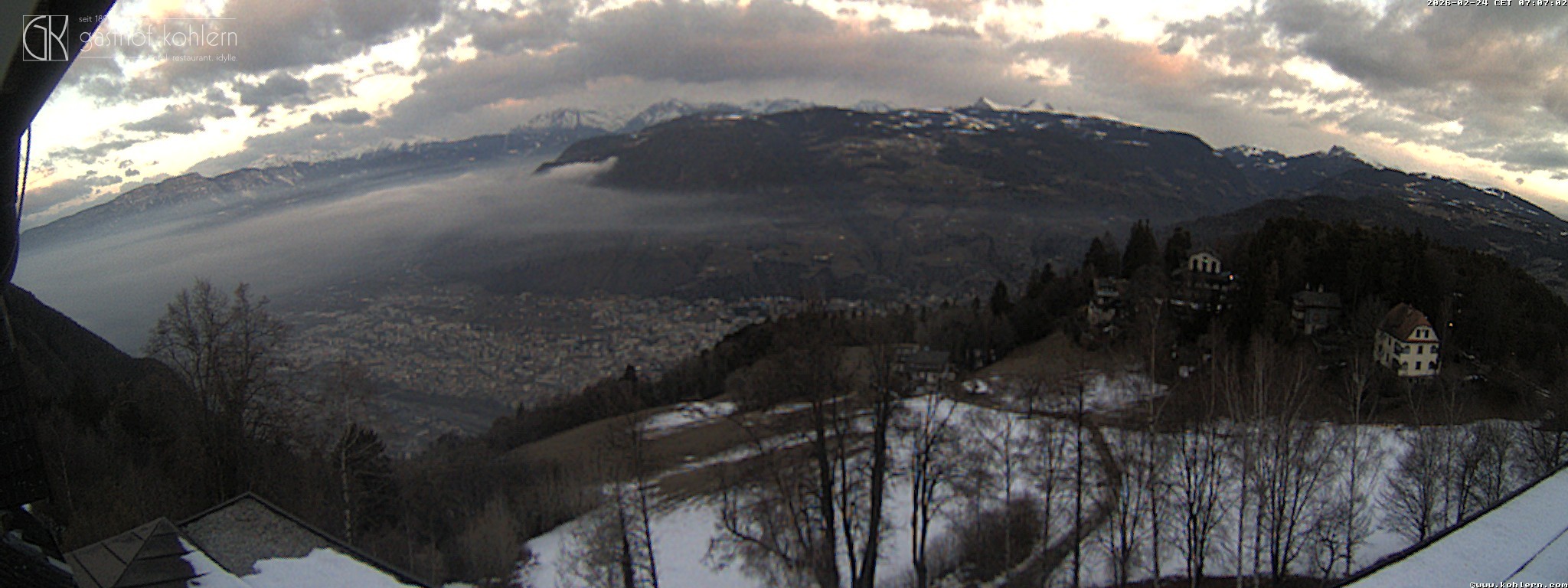 Archiv Foto Webcam Bozen - Gasthof Kohlern