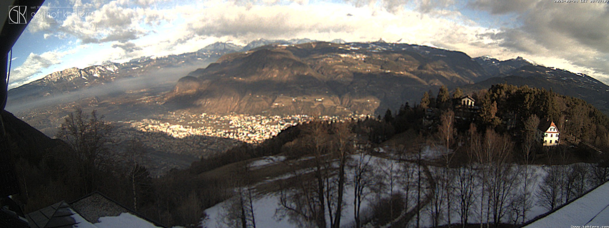 Archiv Foto Webcam Bozen - Gasthof Kohlern