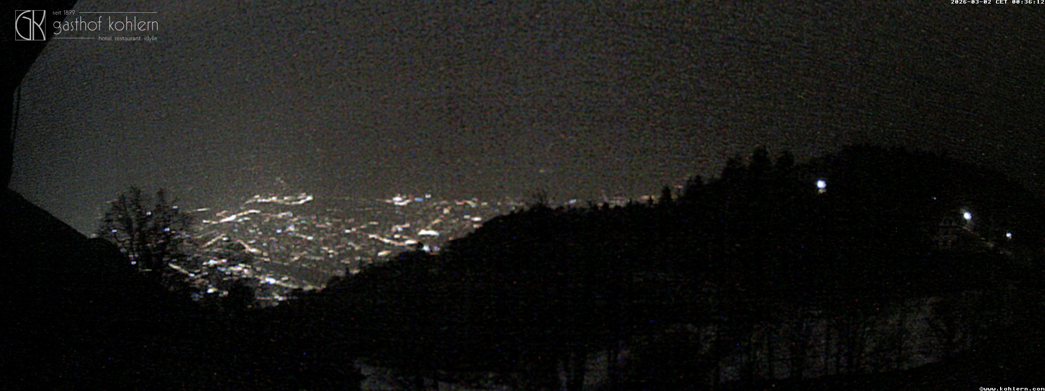 Archived image Webcam Bozen - Panoramic view Hotel Kohlern