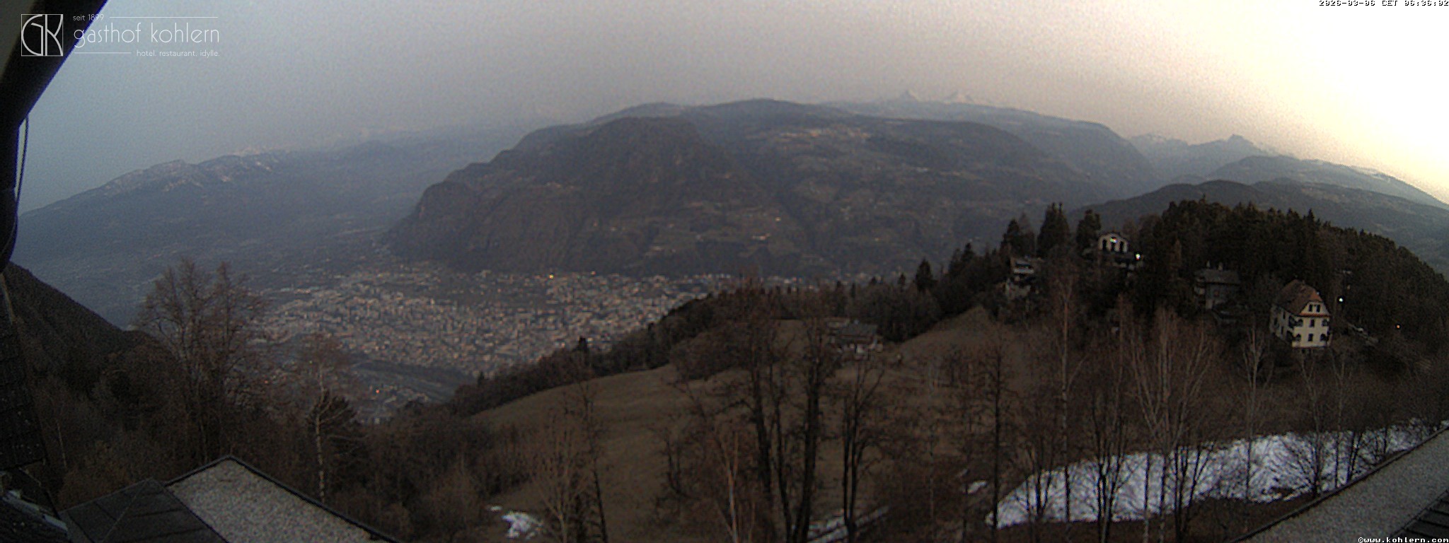Archiv Foto Webcam Bozen - Gasthof Kohlern