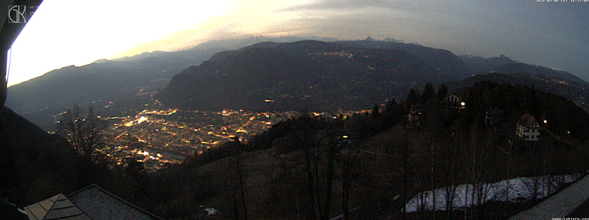 Archiv Foto Webcam Bozen - Gasthof Kohlern