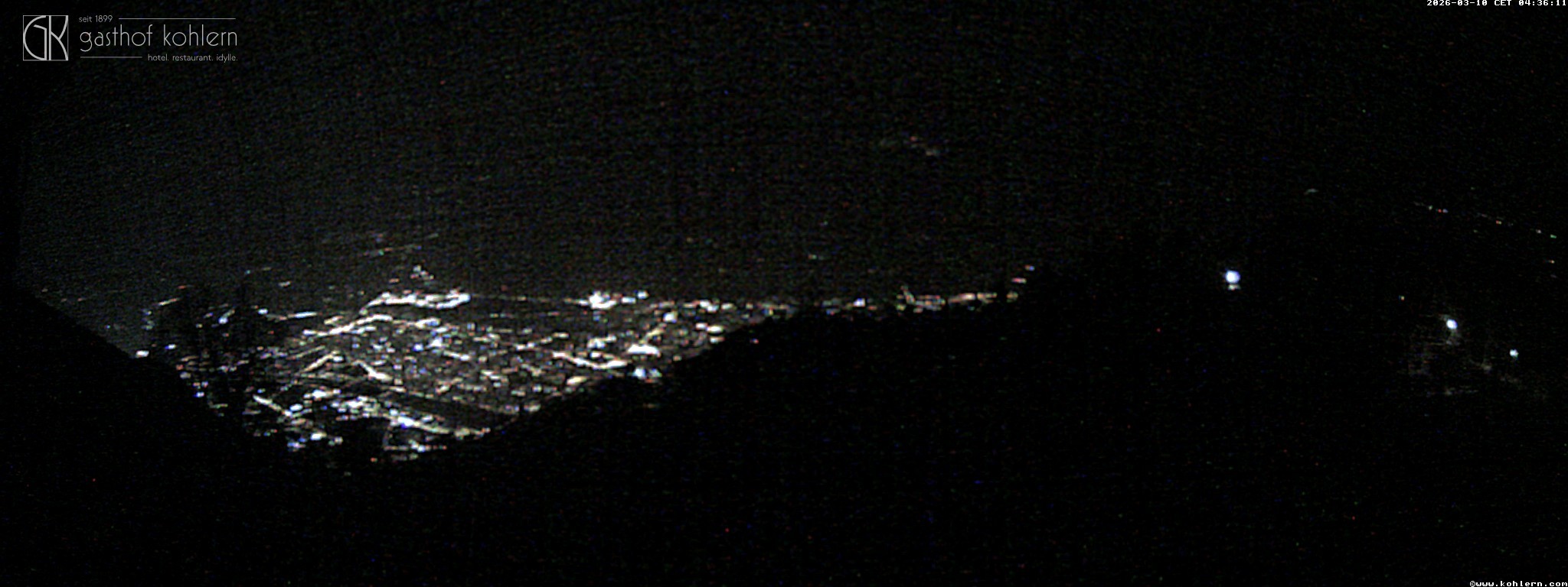 Archived image Webcam Bozen - Panoramic view Hotel Kohlern