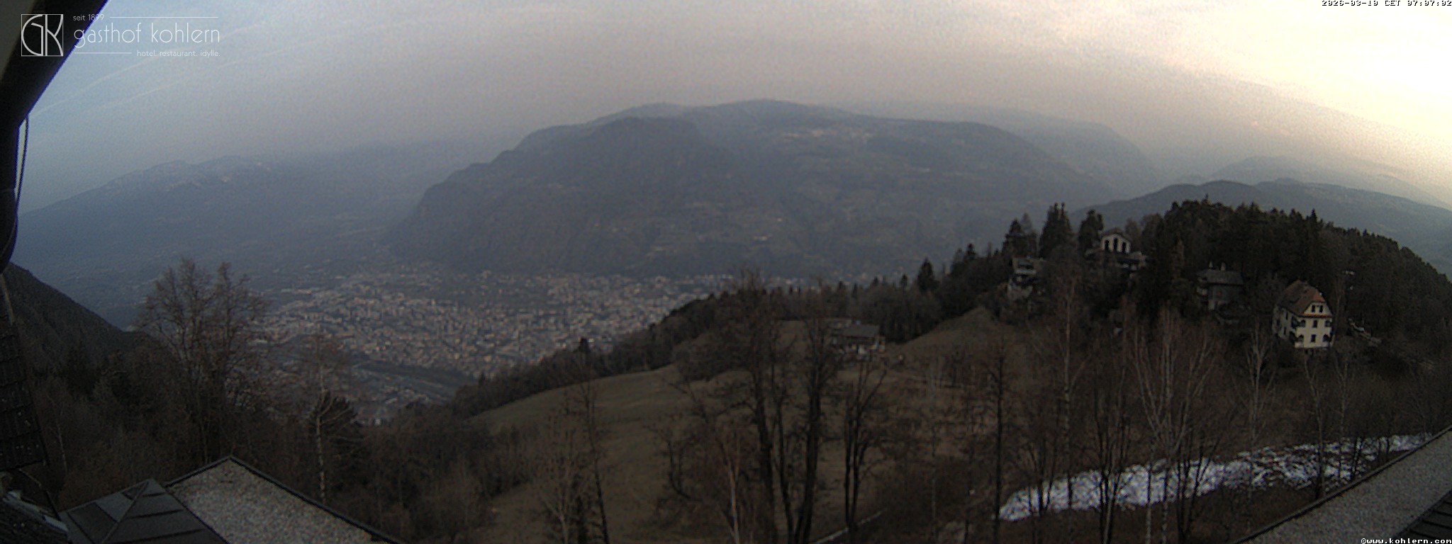 Archiv Foto Webcam Bozen - Gasthof Kohlern