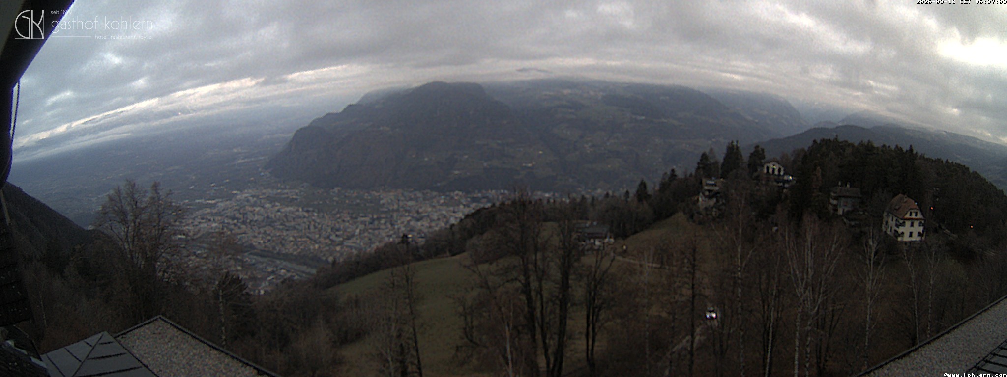 Archiv Foto Webcam Bozen - Gasthof Kohlern