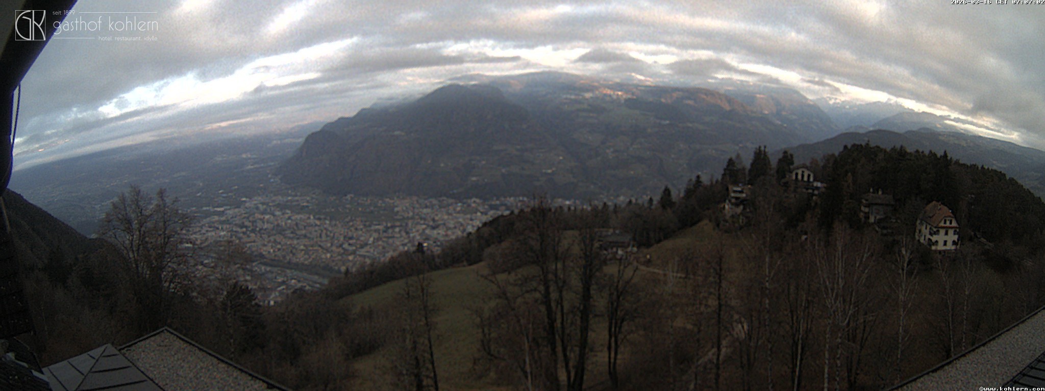 Archiv Foto Webcam Bozen - Gasthof Kohlern