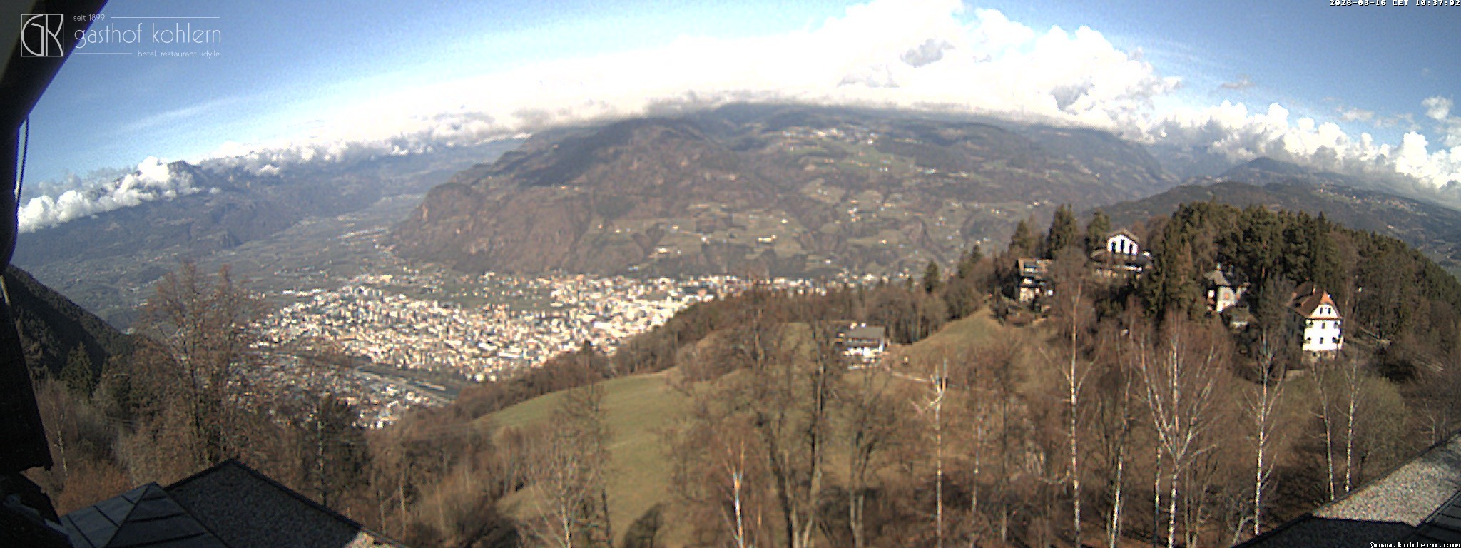 Archiv Foto Webcam Bozen - Gasthof Kohlern