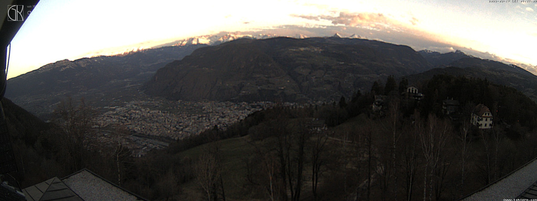 Archiv Foto Webcam Bozen - Gasthof Kohlern