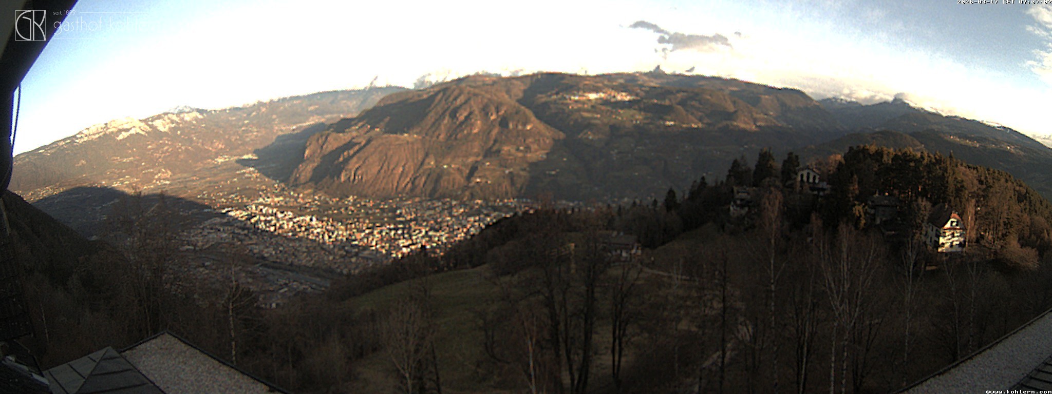 Archiv Foto Webcam Bozen - Gasthof Kohlern