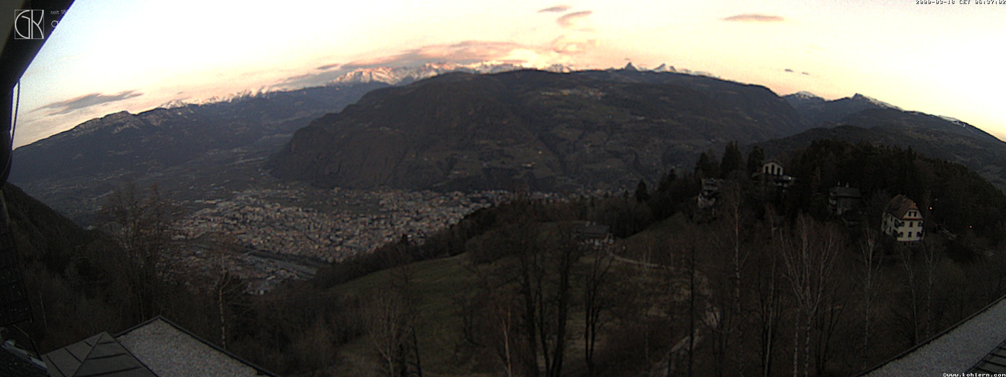 Archiv Foto Webcam Bozen - Gasthof Kohlern