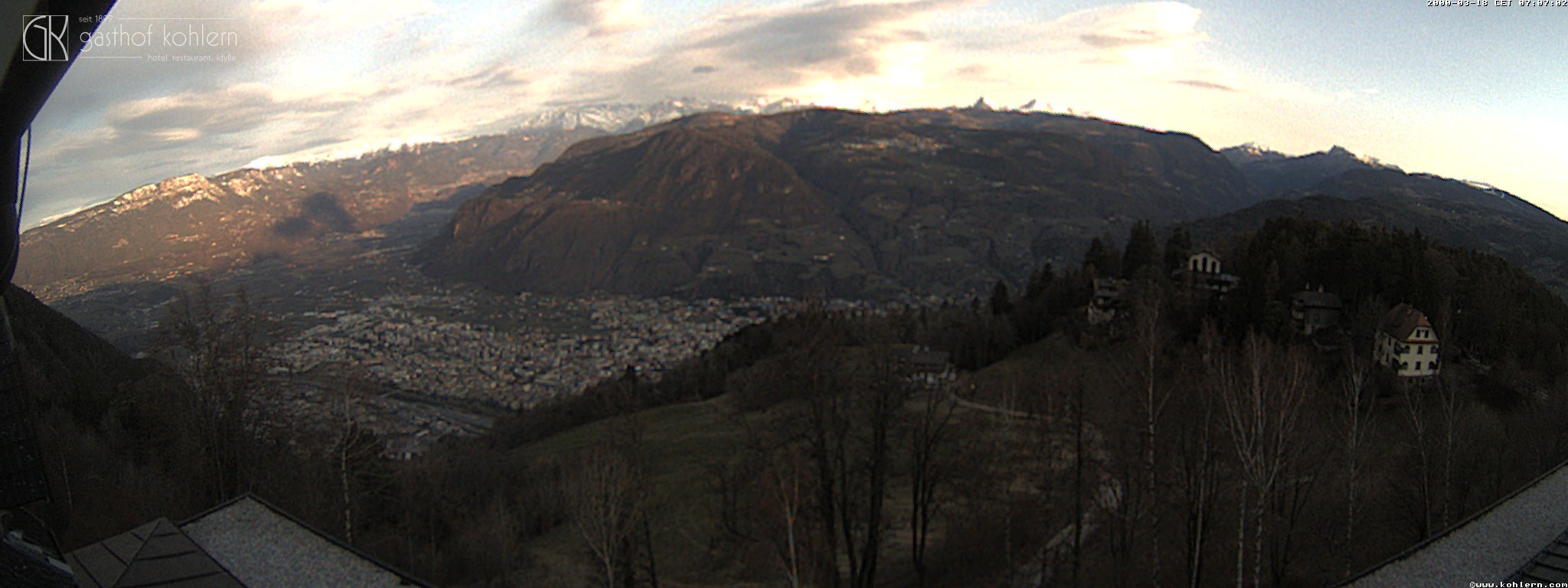 Archiv Foto Webcam Bozen - Gasthof Kohlern