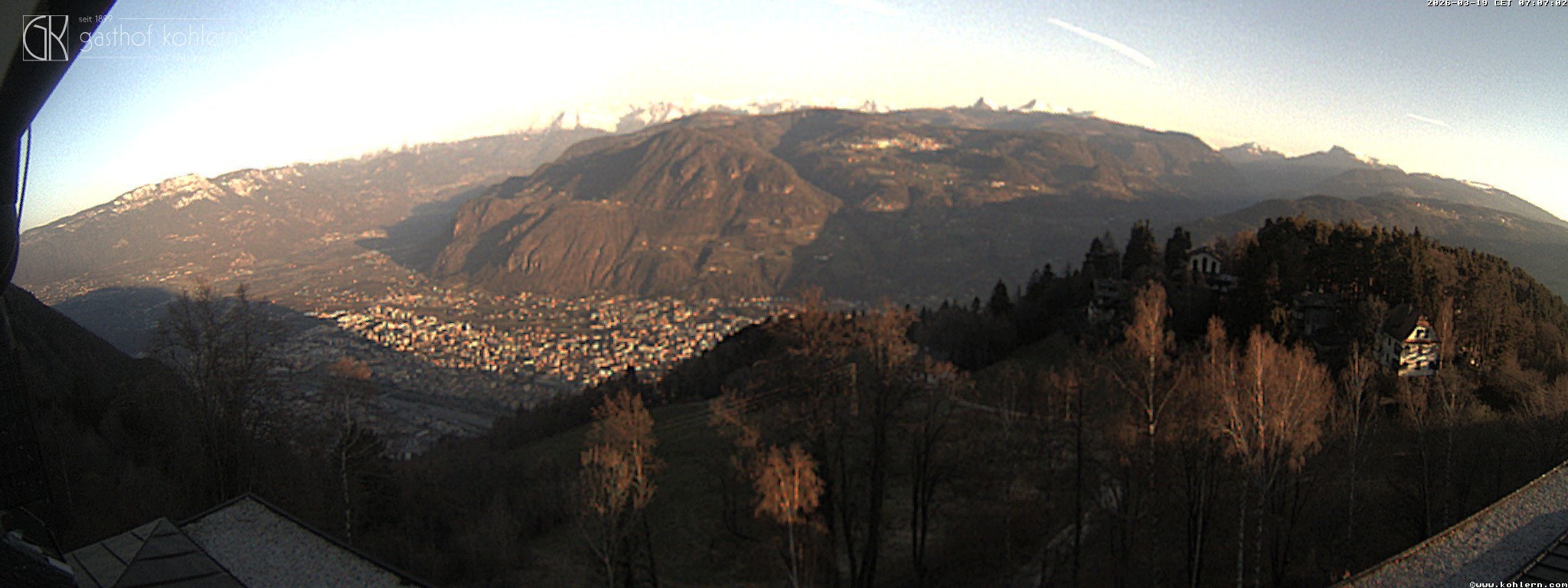 Archiv Foto Webcam Bozen - Gasthof Kohlern