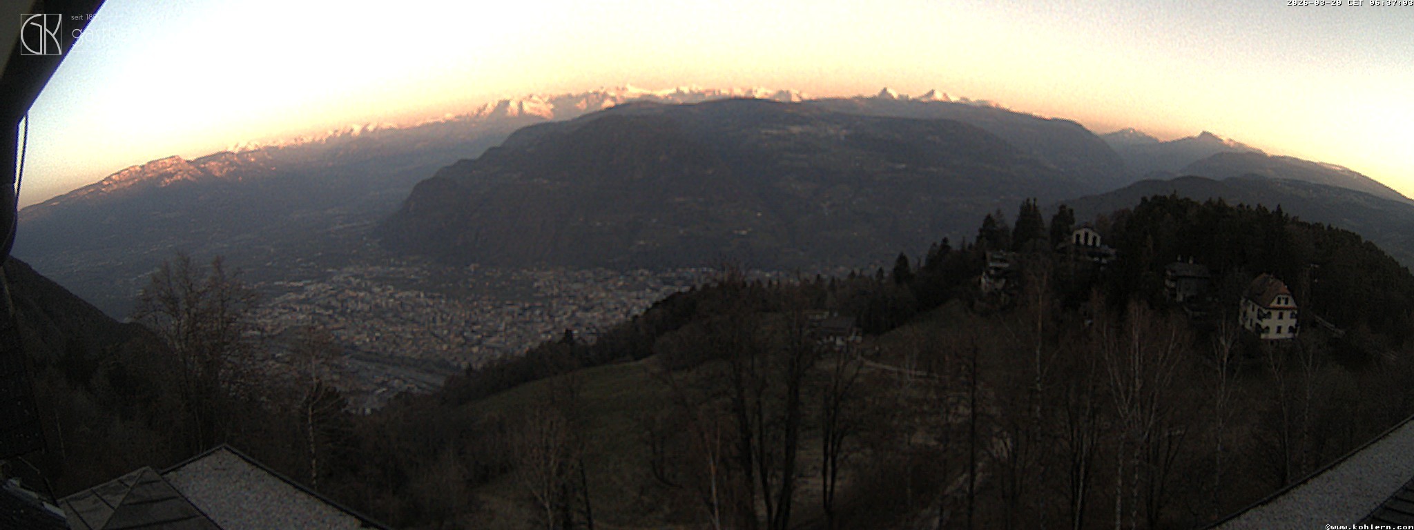 Archiv Foto Webcam Bozen - Gasthof Kohlern