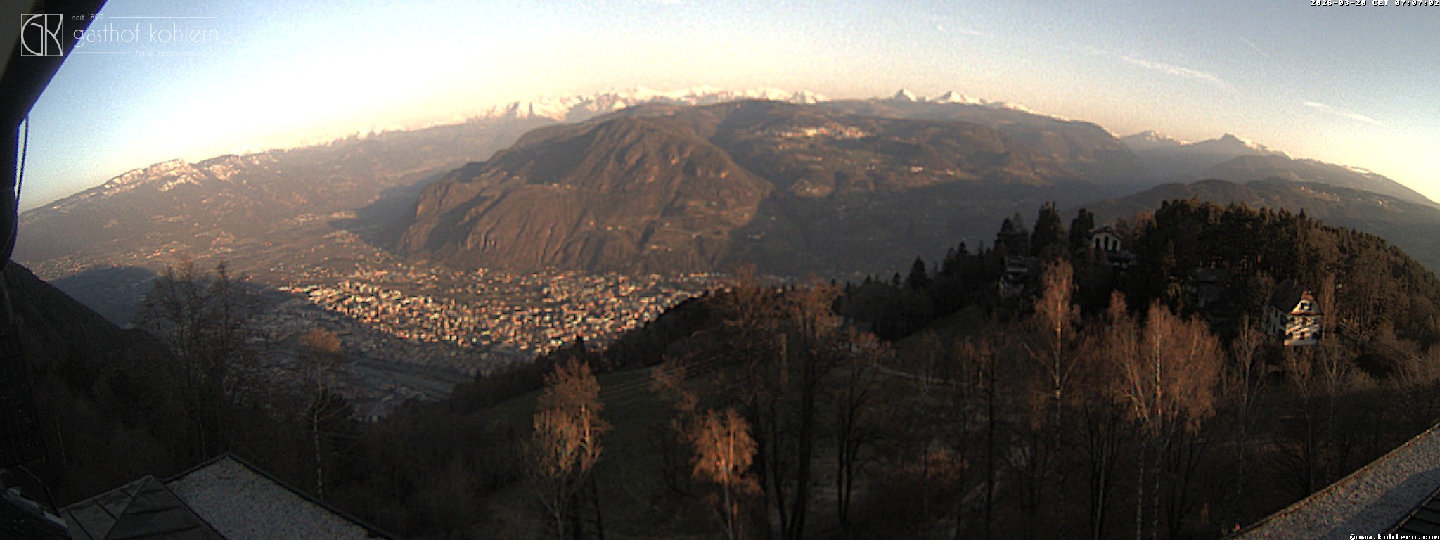 Archiv Foto Webcam Bozen - Gasthof Kohlern
