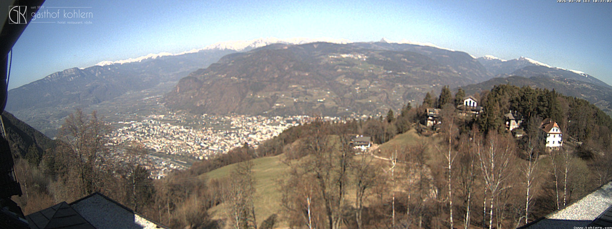 Archiv Foto Webcam Bozen - Gasthof Kohlern