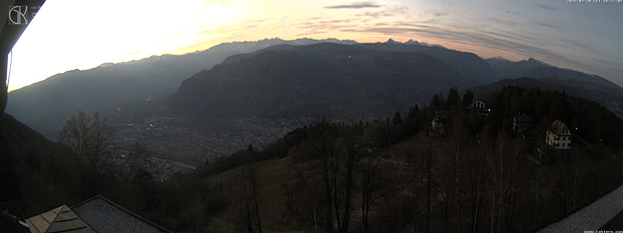 Archiv Foto Webcam Bozen - Gasthof Kohlern