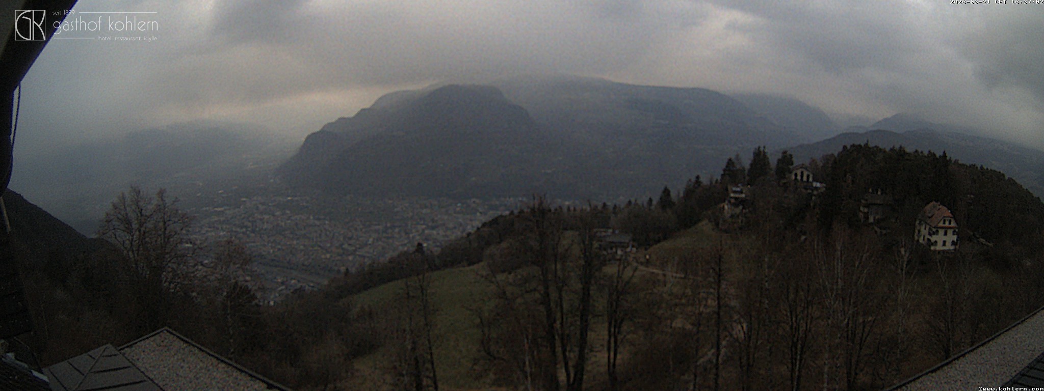 Archiv Foto Webcam Bozen - Gasthof Kohlern