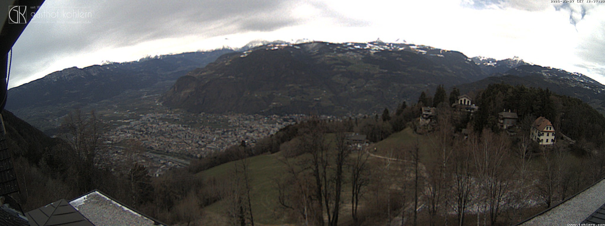 Archived image Webcam Bozen - Panoramic view Hotel Kohlern