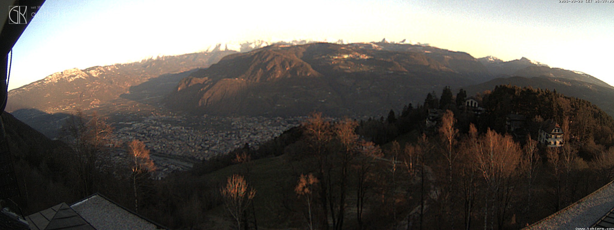 Archiv Foto Webcam Bozen - Gasthof Kohlern