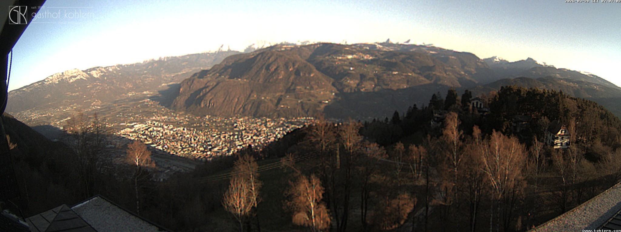Archiv Foto Webcam Bozen - Gasthof Kohlern